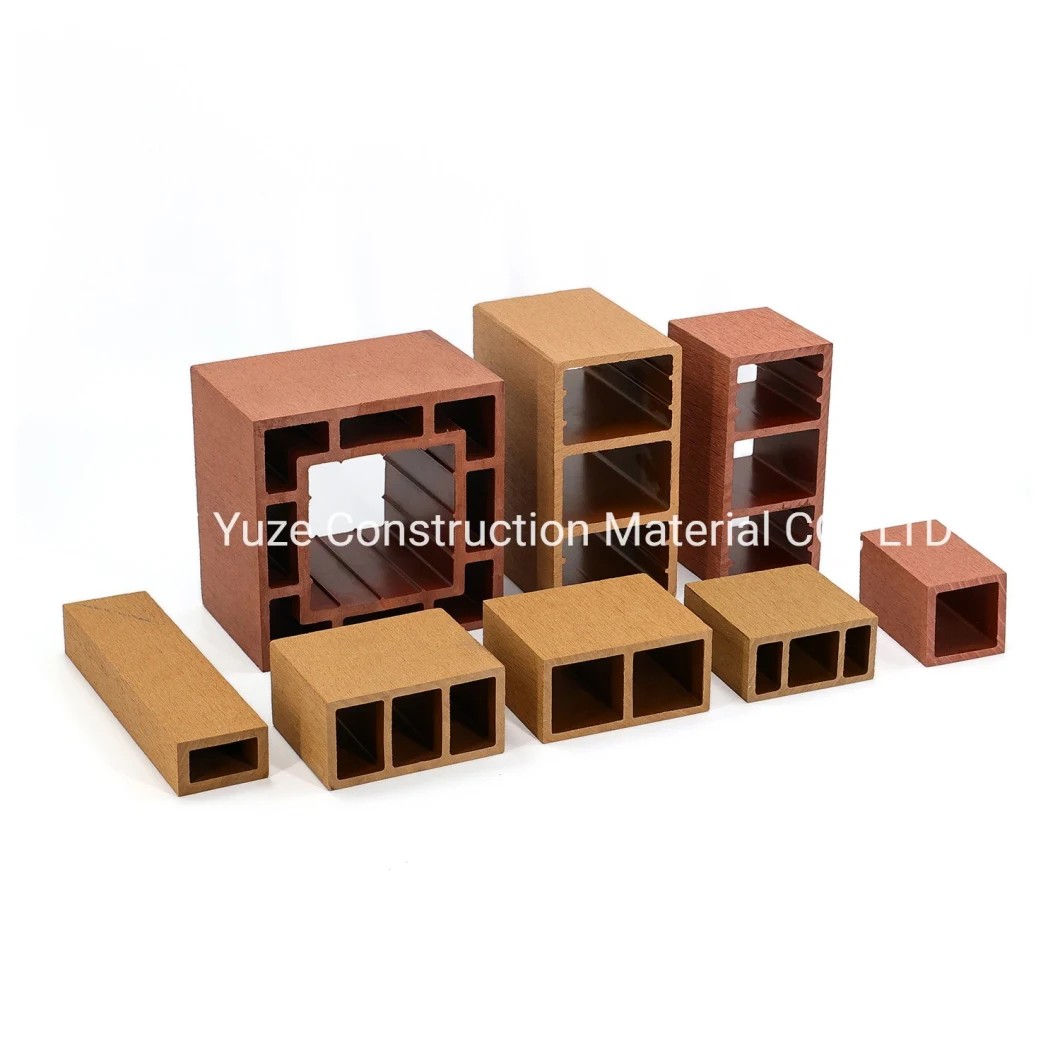 Wooden Composite Fence Plastic WPC Composite Post Square Column